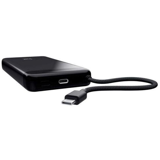 Obrázek TRUST Powerbanka Fiera, 20000 mAh, S kabelem, 2x USB- C, černá