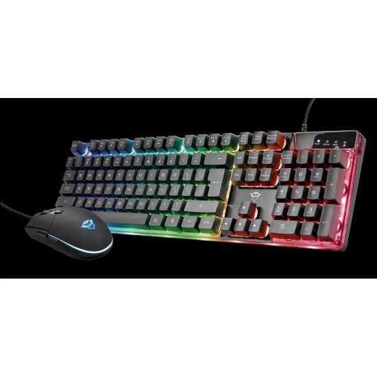 Obrázek TRUST set klávesnice + myš GXT 838 Azor Gaming Combo US
