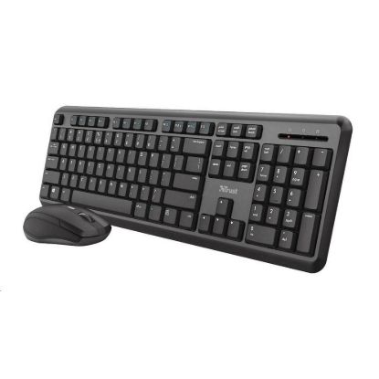 Obrázek TRUST set klávesnice + myš ODY, bezdrátová, USB, DE