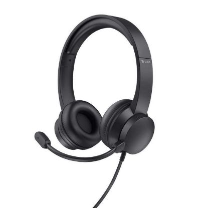 Obrázek TRUST sluchátka s mikrofonem Ayda PC headset