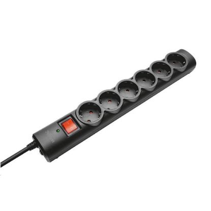 Obrázek TRUST Surge Protector, Prodlužovací přívod, přepěťová ochrana 6 portů