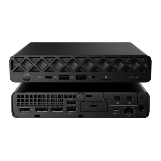 Obrázek HP PC EliteDesk 8 Mini G1a, Ryzen 5 Pro 215, 1 x 16 GB, 512 GB, Radeon 740M, WiFi 6e+BT, kl. a myš, 90 W…
