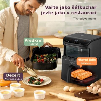 Obrázek Cosori Turbo Tower horkovzdušná fritéza 10, 8 L, keramika, černá