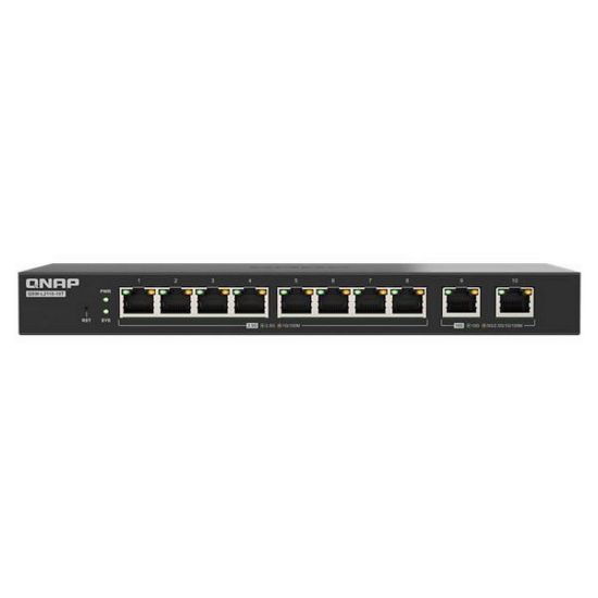 Obrázek QNAP switch QSW- L2110- 10T (8 x 2, 5GbE, 2 x 10GbE, fanless)