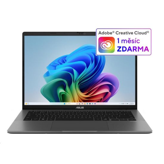 Obrázek ASUS NTB Vivobook S14 (M3407KA- OLED115Z), AI 5 330, 14" WUXGA, 32 GB, 512 GB SSD, Radeon, No OS, Matte Gray