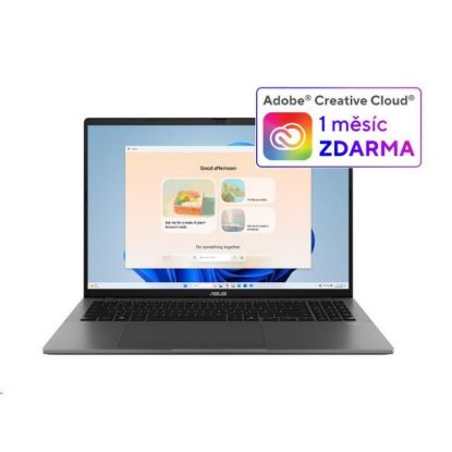 Obrázek ASUS NTB Vivobook S16 (S3607VA- RP107 W), Core 5 210H, 16" 1920 x 1200, 16 GB, 512 GB SSD, UHD, W11 Home, Matte Gray