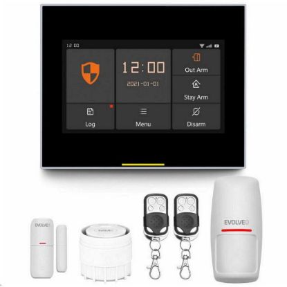 Obrázek EVOLVEO Alarmex Pro, chytrý bezdrátový Wi- Fi/ GSM alarm