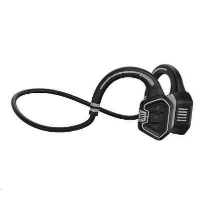 Obrázek EVOLVEO bezdrátová sluchátka BoneSwim MP3 16 GB, na lícní kosti, šedá