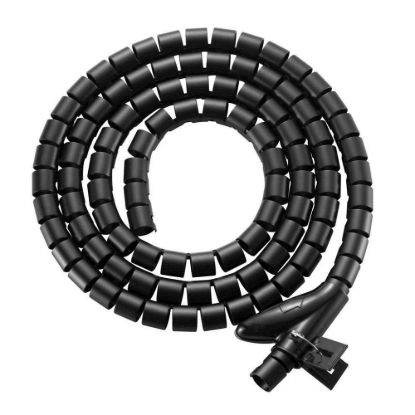 Obrázek EVOLVEO CableHold, organizér kabelů, 2, 5 m x 2 cm, samosvorný, černý