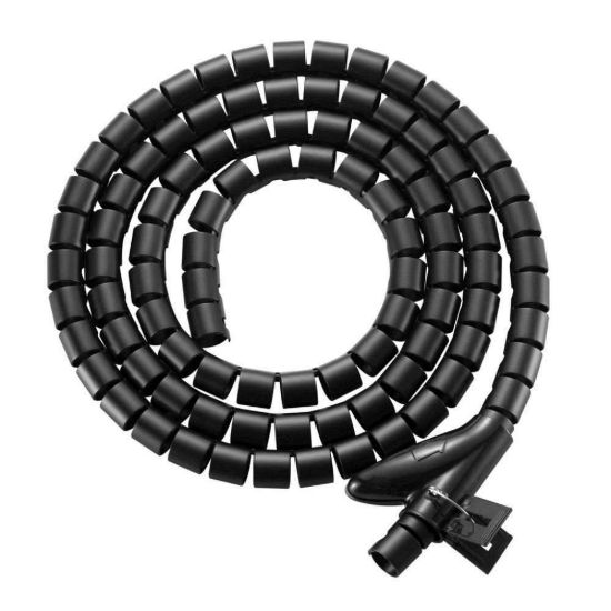 Obrázek EVOLVEO CableHold, organizér kabelů, 2, 5 m x 2 cm, samosvorný, černý
