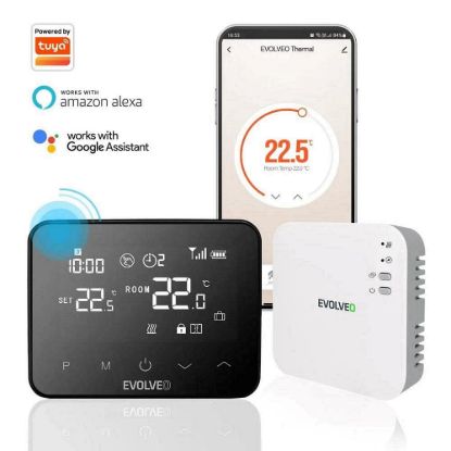 Obrázek EVOLVEO Thermal, chytrý bezdrátový programovatelný termostat