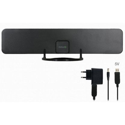 Obrázek EVOLVEO Xany 2B, 230/ 5V, aktivní pokojová anténa FM/ DAB+/ DVB- T2, filtr LTE, 4G, 5G