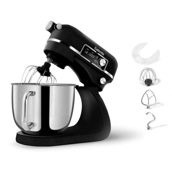 Obrázek Salente DigiChef2, kuchyňský robot, mísa 6 litrů, celokovový, digitální displej, černý