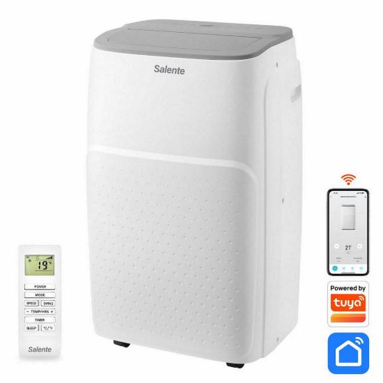 Obrázek Salente SummerICE12, chytrá mobilní klimatizace, 12000 BTU, WiFi+Bluetooth, dálk. ovl.