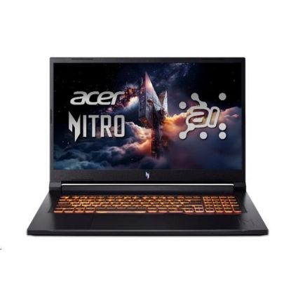 Obrázek ACER NTB Nitro V 17 AI (ANV17- 41- R70P), Ryzen 7 260, 17.3" QHD, 32 GB, 1 TB SSD, RTX 5060, Linux, Black