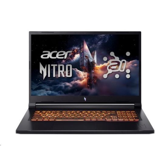 Obrázek ACER NTB Nitro V 17 AI (ANV17- 41- R53A), Ryzen 7 260, 17.3" FHD, 16 GB, 512 GB SSD, RTX 5050, W11H, Black