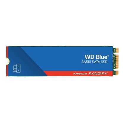 Obrázek WD BLUE SSD 3D NAND WDS100T3B0B 1 TB SA510 Powered by SanDisk, M.2 SATA, (R: 560, W: 520MB/ s)
