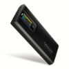 Obrázek AXAGON EEM2- SD2B, USB- C 10Gbps externí box s displejem pro M.2 NVMe/ SATA SSD, bezšroubkový, černý