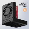 Obrázek AXAGON ADSA- M2C44, USB4 dokovací stanice pro 4× M.2 NVMe SSD s funkcí klonování