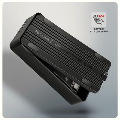 Obrázek AXAGON EEM2- 40G, USB- C 40Gbps externí box pro M.2 NVMe SSD, zesílený hliník