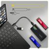 Obrázek AXAGON EEM2- SD2B, USB- C 10Gbps externí box s displejem pro M.2 NVMe/ SATA SSD, bezšroubkový, černý