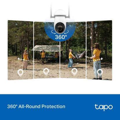 Obrázek TP- Link Tapo C665G KIT venkovní 4G LTE kamera, solární panel (8MP, 4K, 2168p, IR, 4G LTE, micro SD card, IP65)