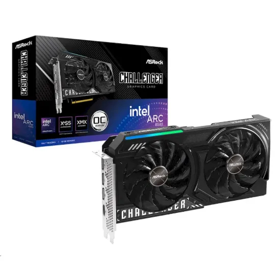 Obrázek VGA Asrock Intel Arc B580 Challenger 12G OC GDDR6