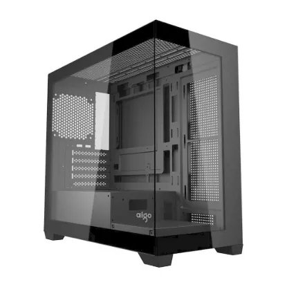 Obrázek Počítačová skříň Darkflash C218M + 6 ventilátorů ARGB (černá)