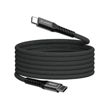 Obrázek VERBATIM Kabel USB- C Sync & Charge, 100 W, Magnetický, 120cm, černá