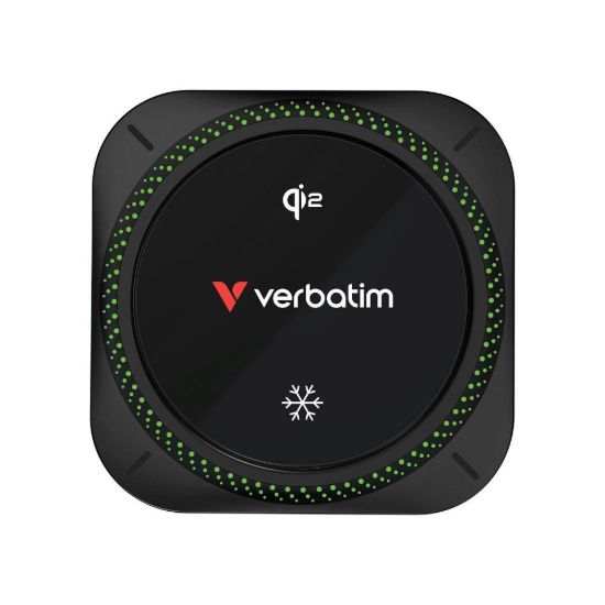 Obrázek VERBATIM Nabíječka do auta Charge´n´Drive, Magnetická, Bezdrátová, Qi2, RGB