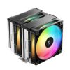 Obrázek DEEPCOOL CPU Chladič AG620 G2 ARGB, 2 x 120mm, ARGB, LGA1851, AM5, černá