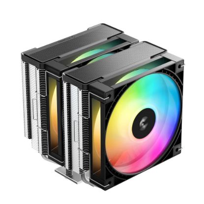 Obrázek DEEPCOOL CPU Chladič AG620 G2 ARGB, 2 x 120mm, ARGB, LGA1851, AM5, černá