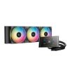 Obrázek DEEPCOOL Vodní chladič LT360 VISION ARGB, 3 x 120mm, ARGB, AM5, LGA1851, černá