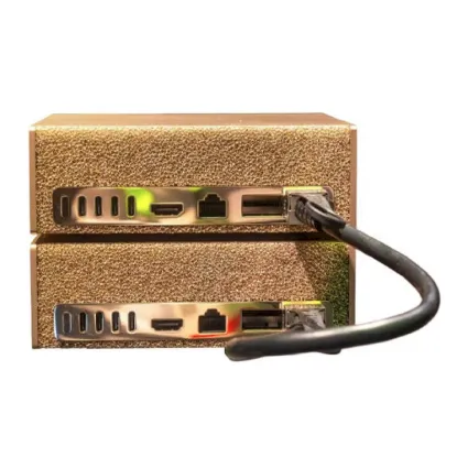 Obrázek Mini PC NVIDIA DGX Spark GB10 /10 Cortex-X925 + 10 Cortex-A725/128GB LPDDR5x/WF7/BT/4xUSB-C 2ks + DGX Spark Bundle Cable