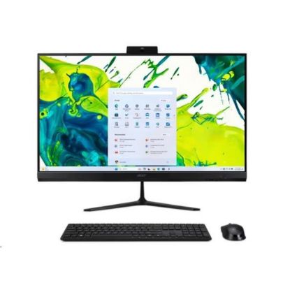 Obrázek ACER PC AiO Aspire C27- 2G_LUBR75825U_65 W, R7 5825U, 27" FHD, 16 GB, 512 GB SSD, UHD, W11P, Black