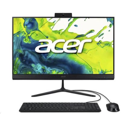 Obrázek ACER PC AiO Aspire C24- 2G_LUBR75825U_65 W, R7 5825U, 23.8" FHD, 16 GB, 512 GB SSD, UHD, W11P, Black