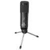 Obrázek LORGAR mikrofon Soner 313 pro Streaming, kondenzátorový, Volume&Echo Knob, černý