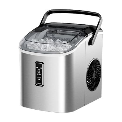 Obrázek Výrobník ledu Euhomy IM08, 1,2 l, 12 kg (stříbrný)