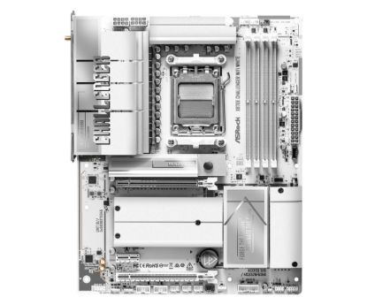 Obrázek ASRock MB Sc AM5 X870E Challenger WiFi WHITE, AMD X870E, 4xDDR5, 1xHDMI, 2xUSB4, WiFi