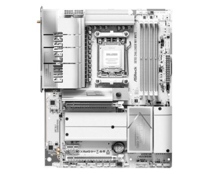 Obrázek ASRock MB Sc AM5 X870E Challenger WiFi WHITE, AMD X870E, 4xDDR5, 1xHDMI, 2xUSB4, WiFi