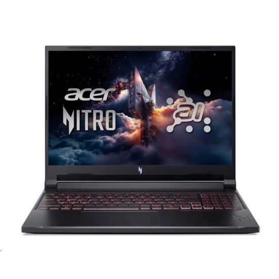 Obrázek ACER NTB Nitro V 16 AI (ANV16- 42- R8DN), Ryzen 7 260, 16" WUXGA, 16 GB, 1 TB SSD, RTX 5060, W11H, Black