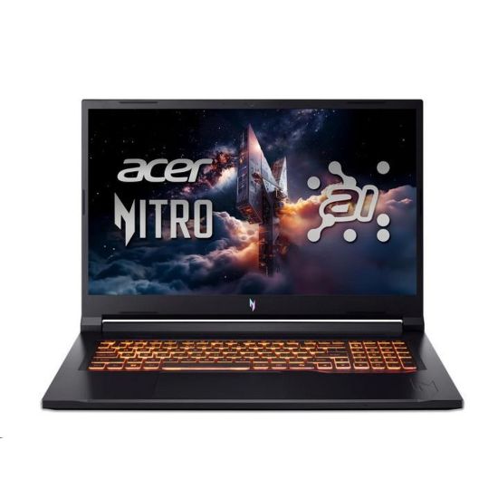 Obrázek ACER NTB Nitro V 17 (ANV17- I31- 7063), Core 7 240H, 17.3" FHD, 16 GB, 512 GB SSD, RTX 5060, W11H, Black