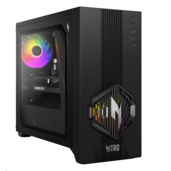 Obrázek ACER PC Nitro N30- 100, R7 8700F, 32 GB, 1 TB SSD, RX 9070 XT, W10 Home, Black