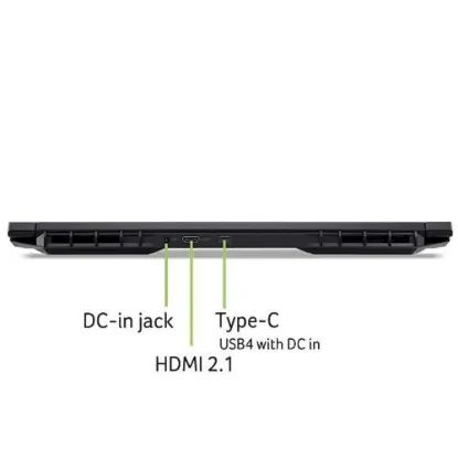 Obrázek ACER NTB Nitro V 17 AI (ANV17- 41- R7Y9), Ryzen 7 260, 17.3" FHD, 16 GB, 1 TB SSD, RTX 5050, Linux, Black