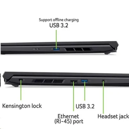 Obrázek ACER NTB Nitro V 16 (ANV16- I31- 9250), Core 9 270H, 16" WUXGA, 16 GB, 1 TB SSD, RTX 5070, W11H, Black