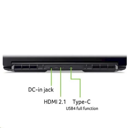 Obrázek ACER NTB Nitro V 16 (ANV16- I31- 9250), Core 9 270H, 16" WUXGA, 16 GB, 1 TB SSD, RTX 5070, W11H, Black