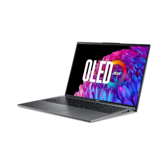 Obrázek ACER NTB Swift Go 16 (SFG16- 72- 598D), Core Ultra 5 125U, 16" WQXGA+, 16 GB, 512 GB SSD, Intel Graphics, W11H, Gray