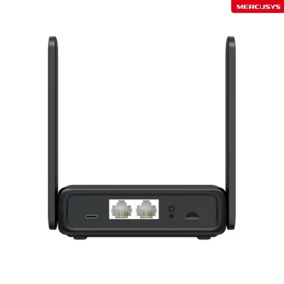Obrázek Mercusys MB113- 4G WiFi4 router (N300, 4G LTE, 2, 4GHz, 1 x 100Mb/ s LAN/ WAN, 1 x 100Mb/ s LAN, 1xnanoSIM)