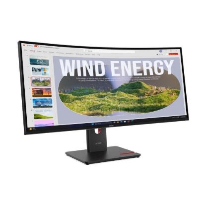 Obrázek LENOVO LCD T34 WD- 40+MC60 - 34", VA, 21: 9, 3440 x 1440, 120 Hz, 300cd/ m2, 3000: 1, 4 ms, HDMI, DP, USB Hub, USB…