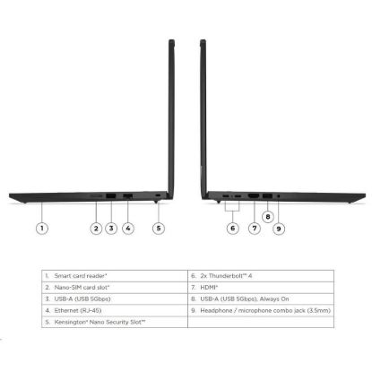 Obrázek LENOVO NTB ThinkPad T14 G6 - Ultra 5 225U, 14" WUXGA IPS, 16 GB, 512SSD, HDMI, Intel Graphics, W11P, 3Y Premier